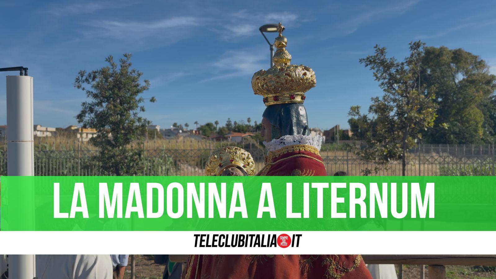 la madonna della pace in pellegrinaggio a liternum