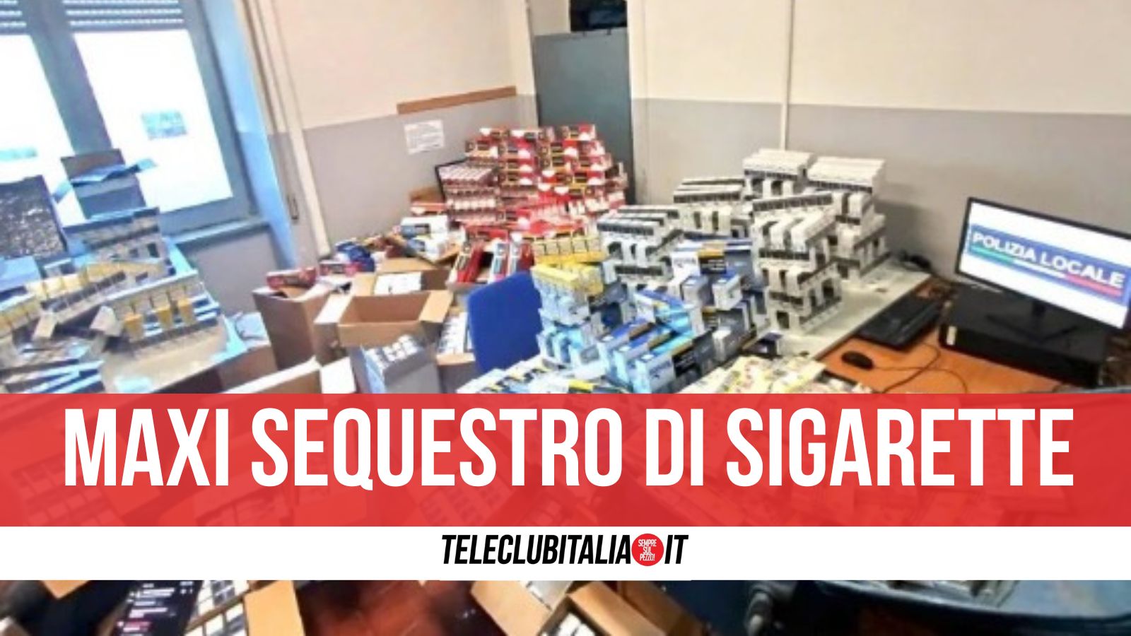 Napoli, 30mila pacchetti di sigaretti nascosti in casa di una donna disabile Napoli, 30mila pacchetti di sigaretti nascosti in casa di una donna disabile