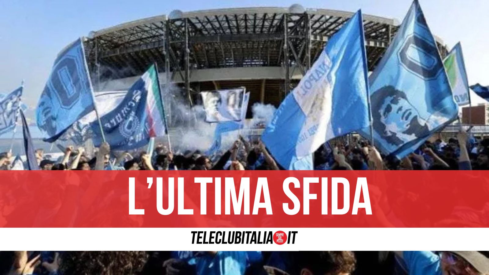 napolicagliari si giocherà venerdì 23 maggio in città 3 maxischermi per seguire il match scudetto