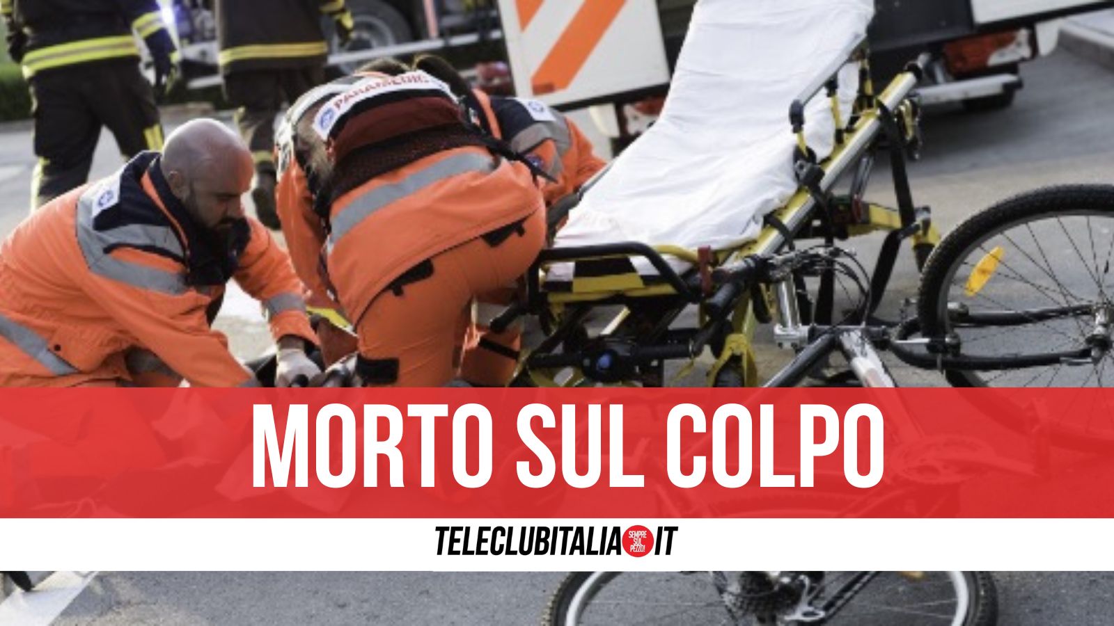 Tragedia Trecase da Teleclubitalia.it tragedia a trecase angelo perde il controllo della bici e si schianta contro un muro
