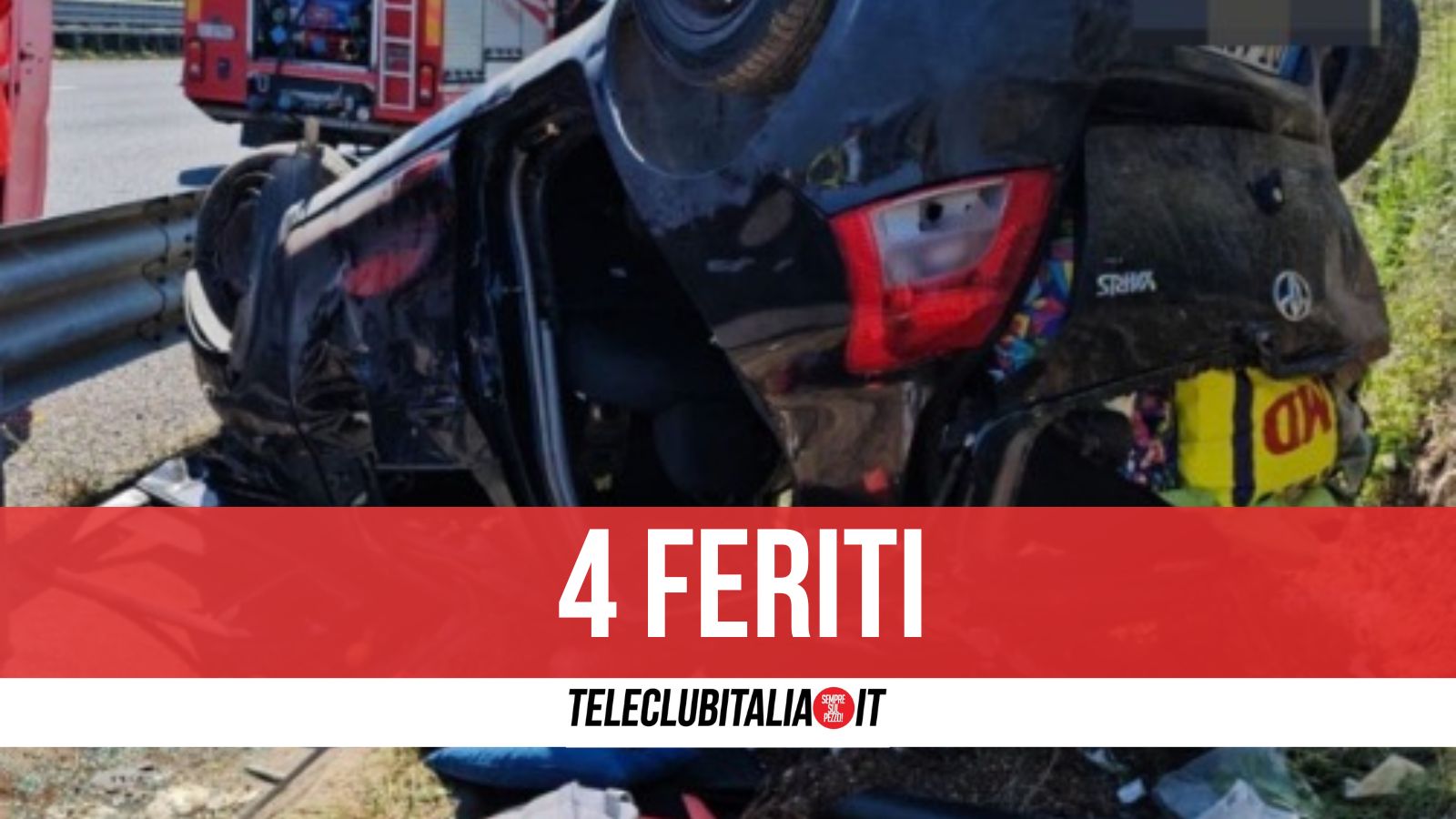 Incidente sull’A2 a Eboli, scontro tra auto: una si ribalta Incidente sull’A2 a Eboli, scontro tra auto: una si ribalta