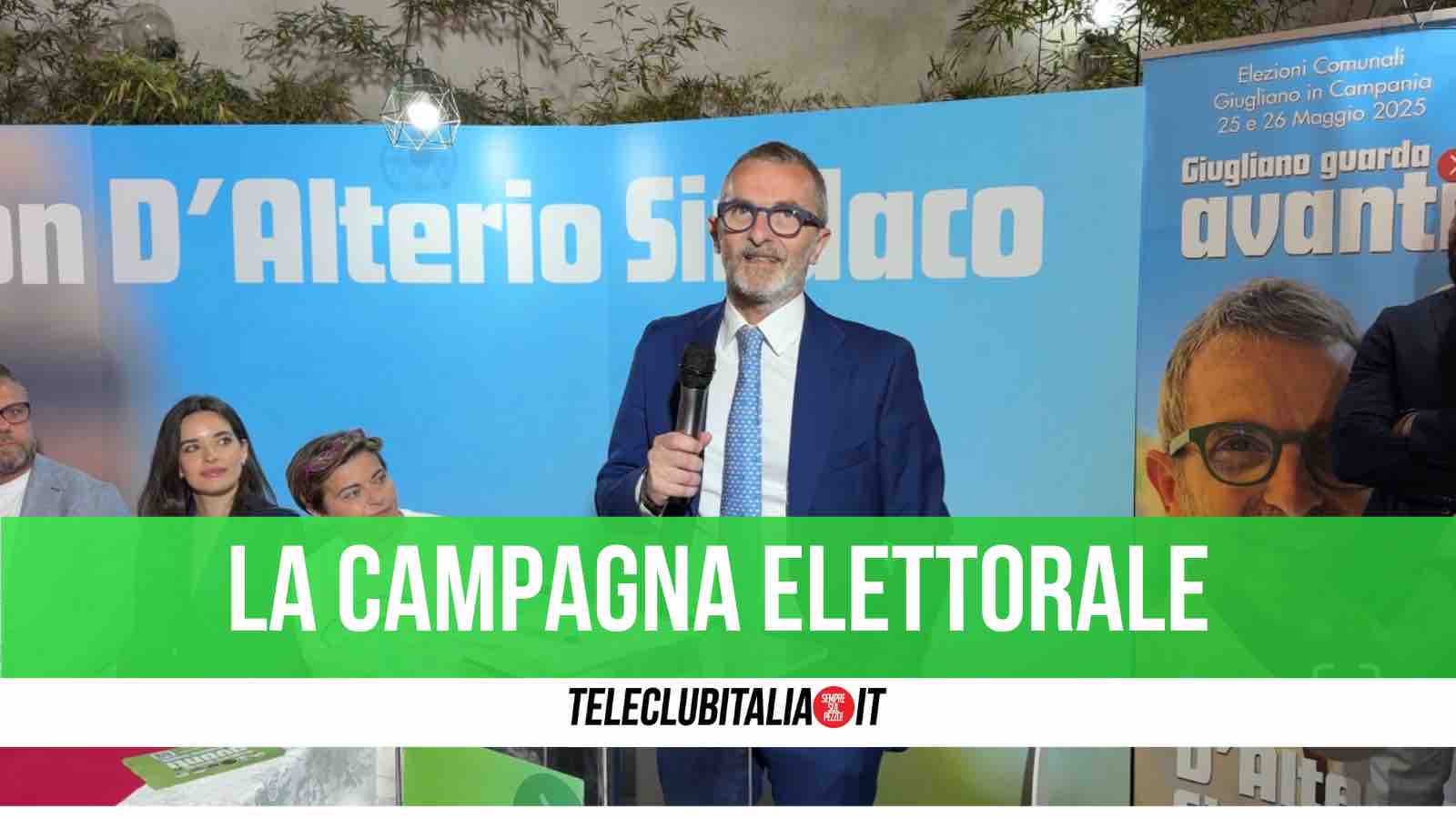 giugliano apertura campagna elettorale d alterio città deve guardare al futuro da Teleclubitalia.it giugliano apertura campagna elettorale d alterio città deve guardare al futuro