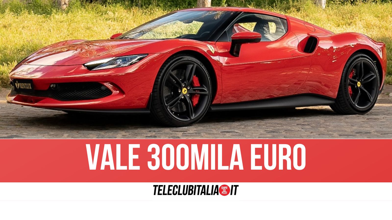 ferrari rubata a napoli ritrovata in un casolare abbandonato a san cipriano d aversa da Teleclubitalia.it ferrari rubata a napoli ritrovata in un casolare abbandonato a san cipriano d aversa