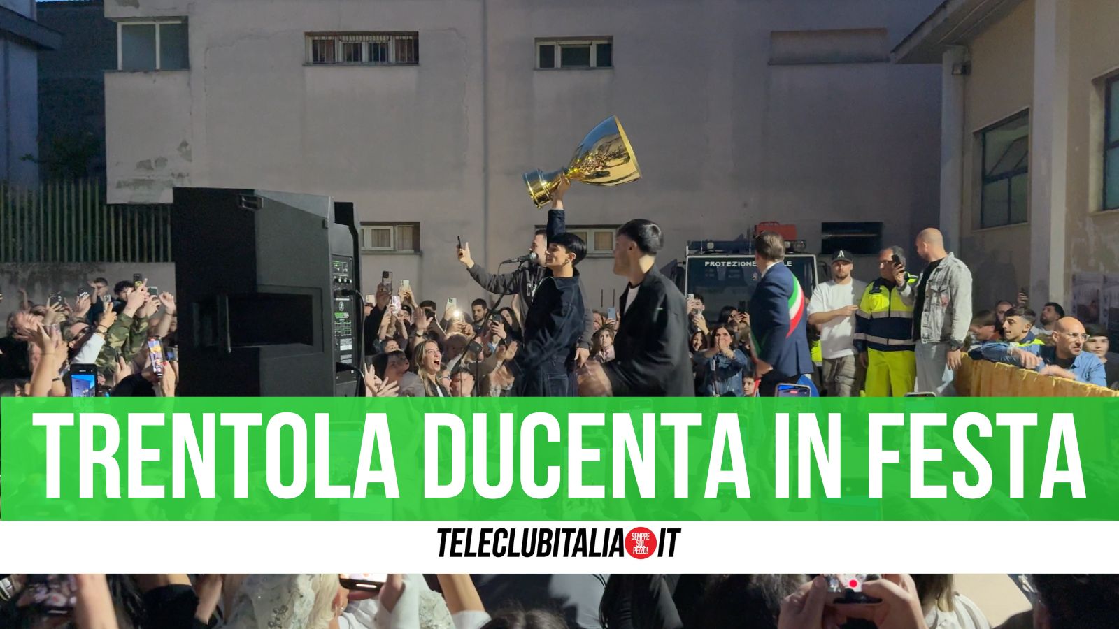 trentola ducenta grande festa per il vincitore di amici 2025