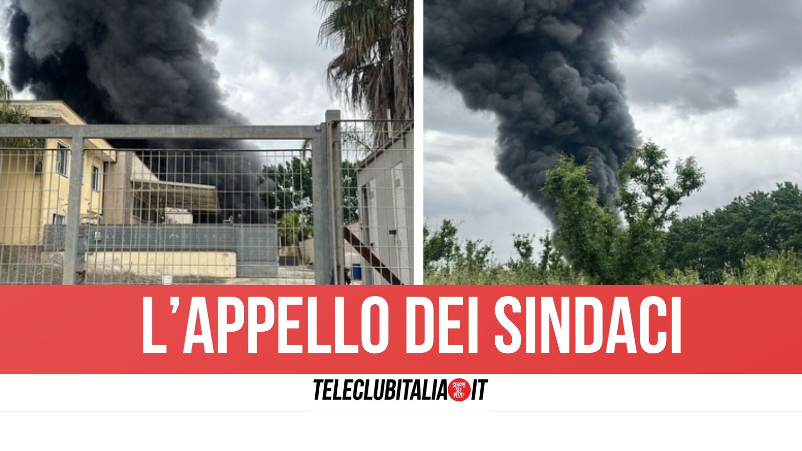 Maxi incendio in un ex caseificio nell’Agro Aversano. I sindaci: “Chiudete finestre e state a casa” Maxi incendio in un ex caseificio nell’Agro Aversano. I sindaci: “Chiudete finestre e state a casa”