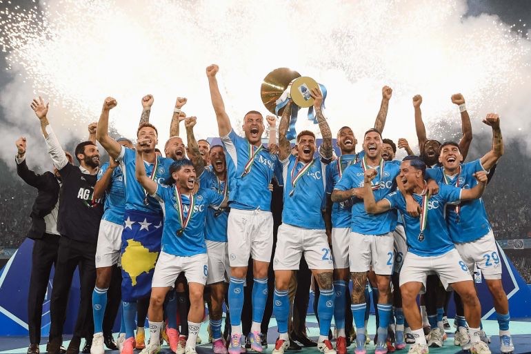 Napoli Festa Scudetto Bus Lungomare