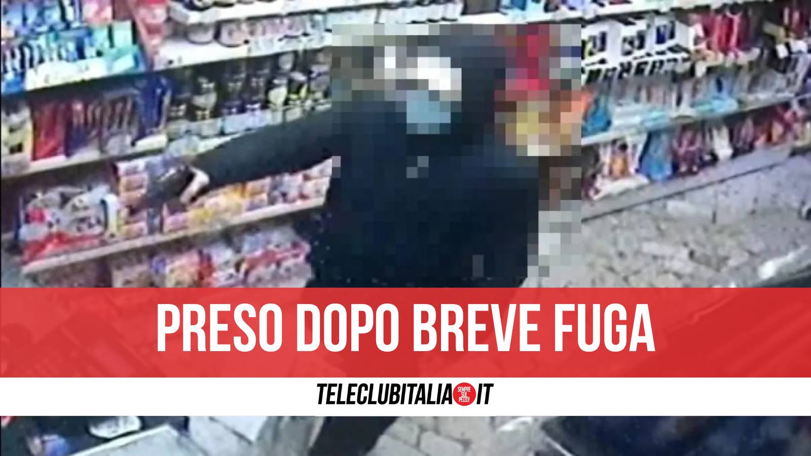 Striano, rapina supermercato armato di pistola a 17 anni: bloccato da agenti liberi dal servizio Striano, rapina supermercato armato di pistola a 17 anni: bloccato da agenti liberi dal servizio