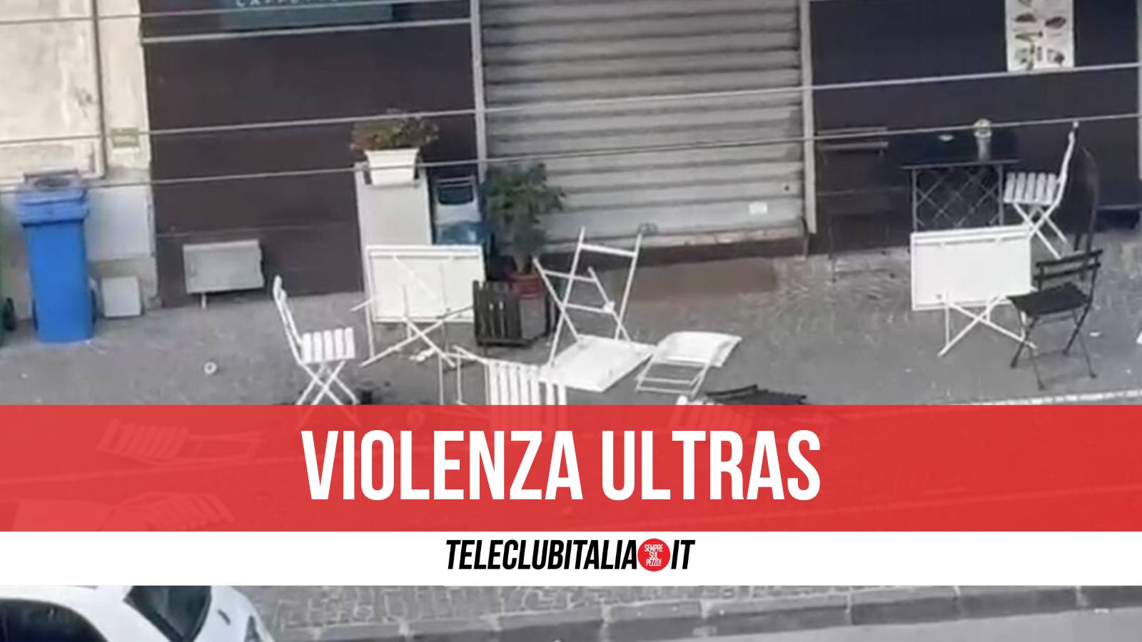 Aversa, follia dopo partita Real Normanna Nola: gruppo di tifosi assalta bar e blocca la strada Aversa, follia dopo partita Real Normanna Nola: gruppo di tifosi assalta bar e blocca la strada