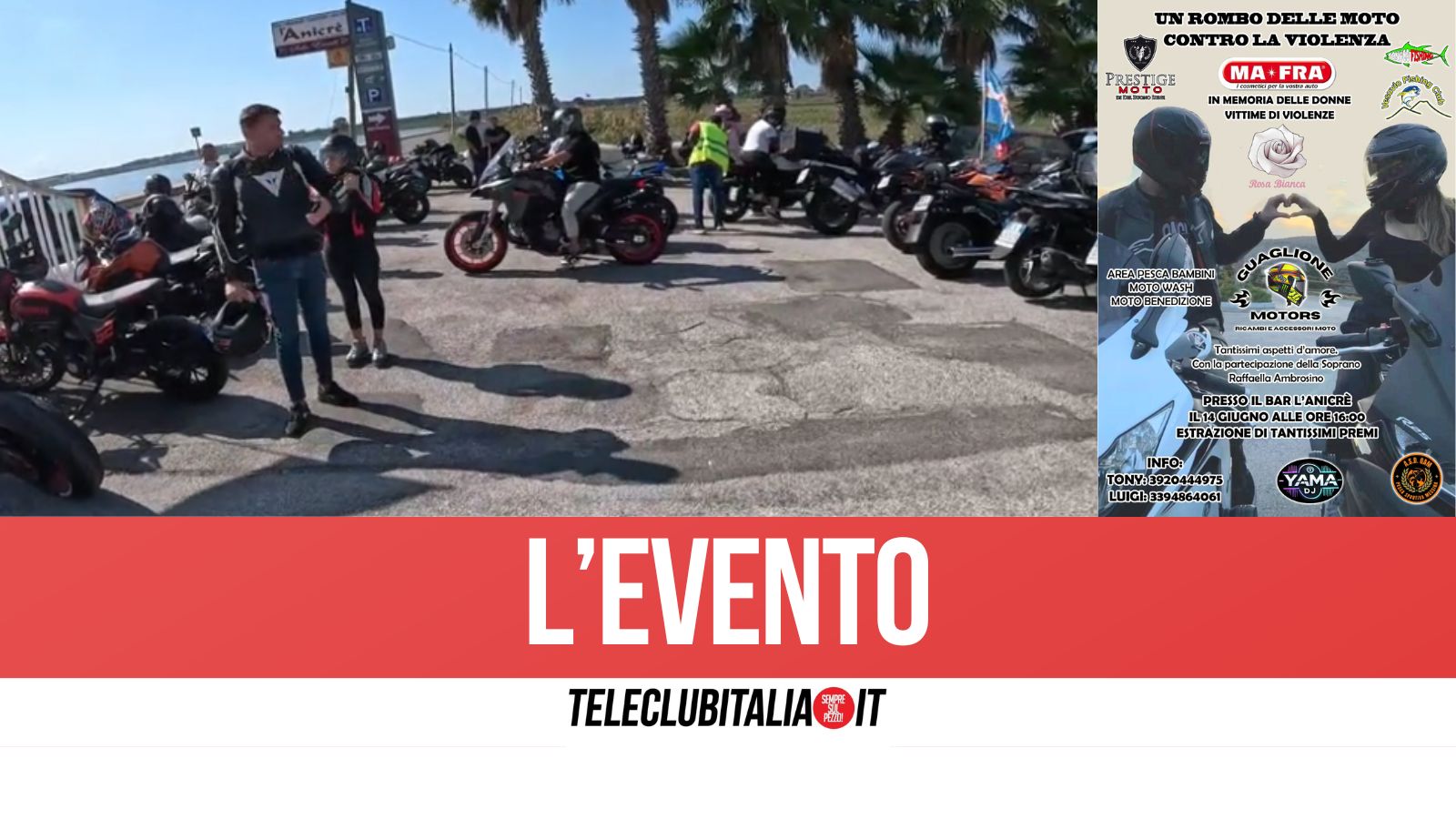 un rombo delle moto contro la violenza a lago patria il raduno in memoria delle donne vittime di femminicidio