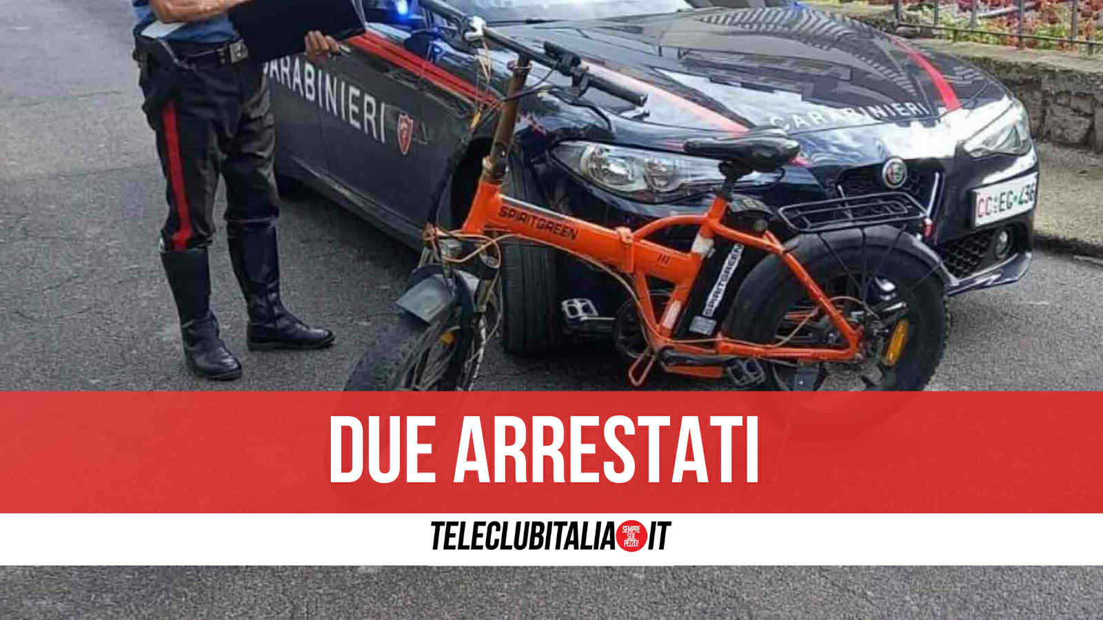 santa maria capua vetere cavallo di ritorno da 350 euro per bici elettrica due arresti