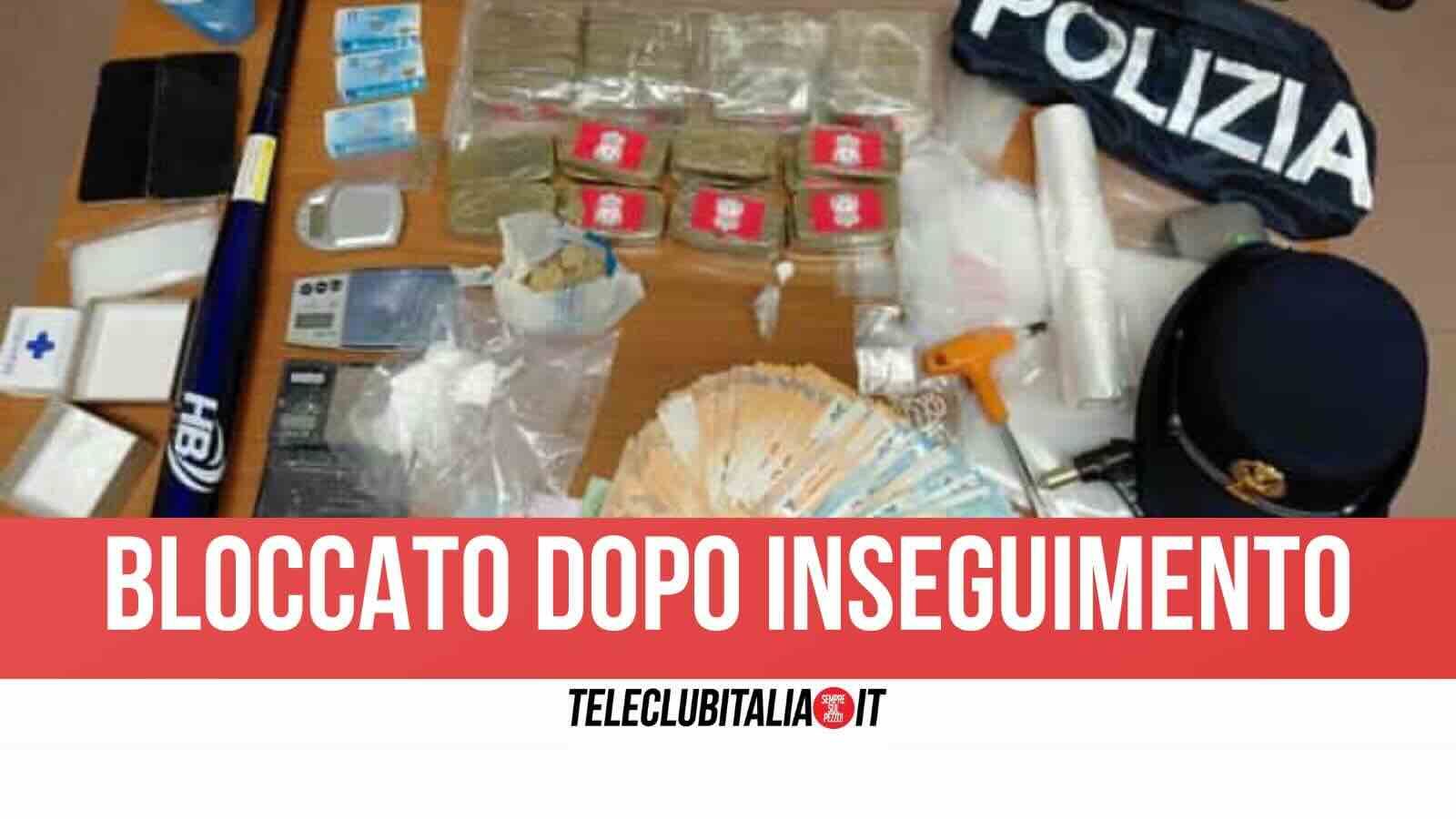 aversa non si ferma all8217alt e tenta la fuga arrestato pluripregiudicato con droga e contanti