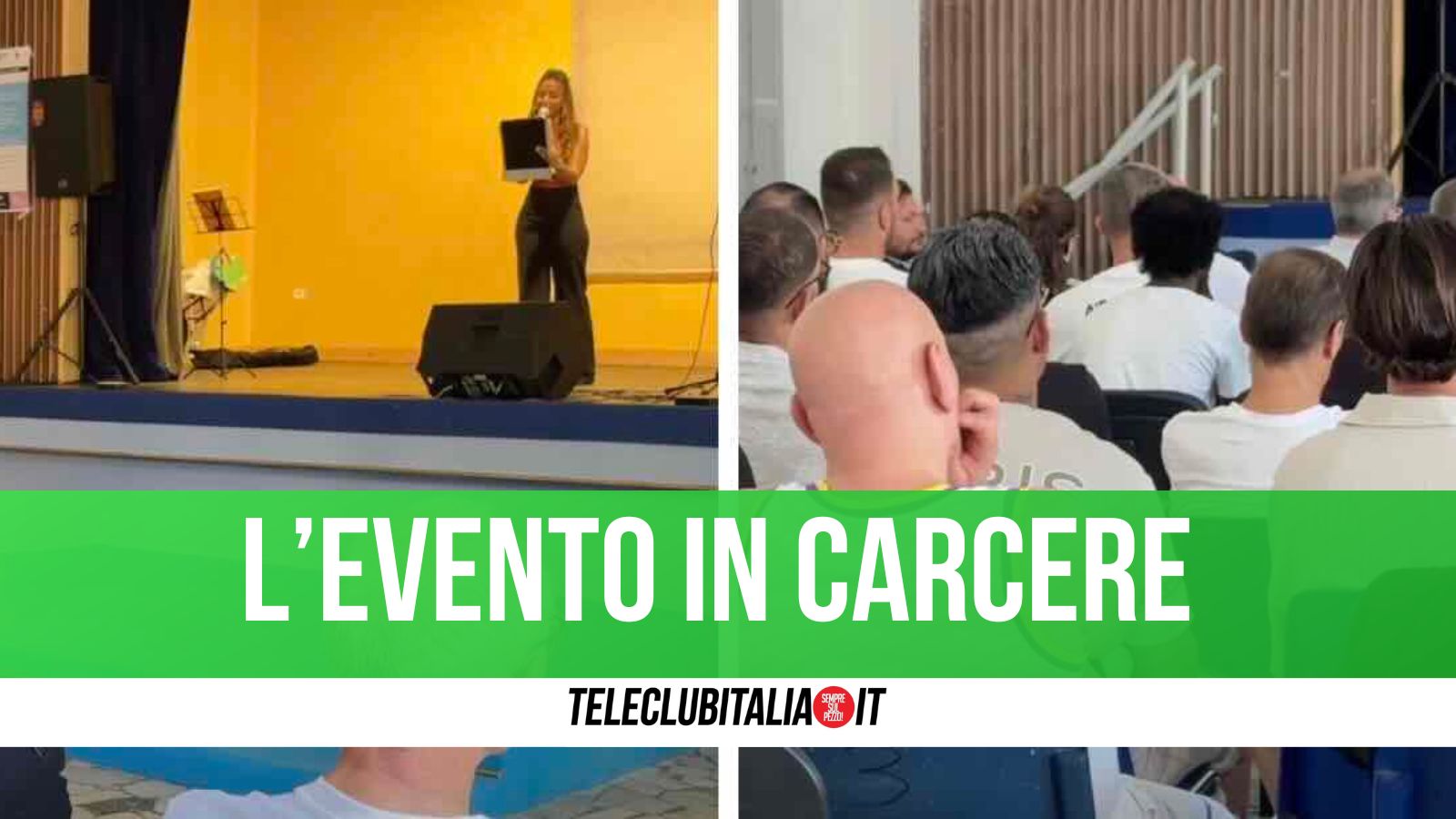 aversa quarto scudetto del napoli musica e festa azzurra in carcere con i detenuti