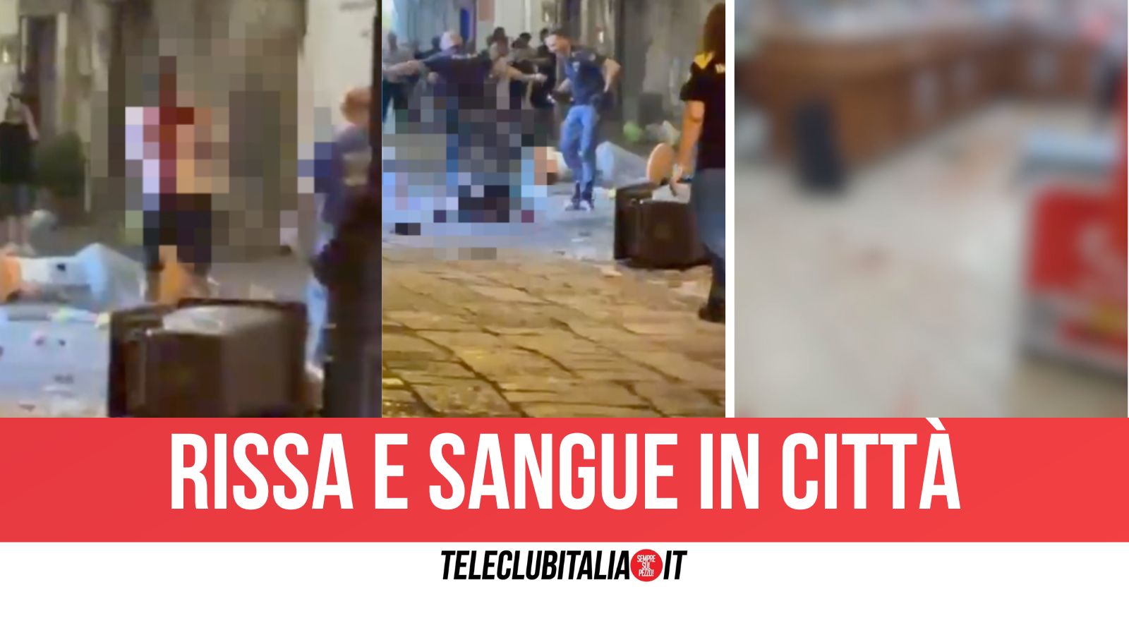 aversa rissa con coltellate tra stranieri in via roma preso d8217assalto un bar interviene la polizia