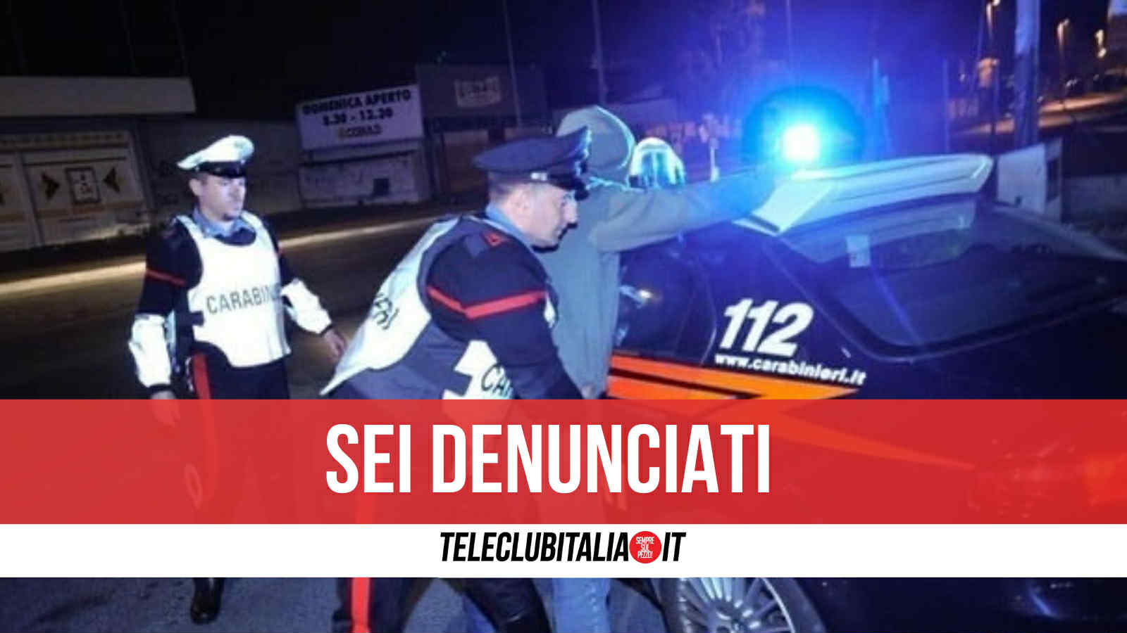 rissa sull8217appia tra giugliano e sant8217antimo fuori noto locale sei denunciati
