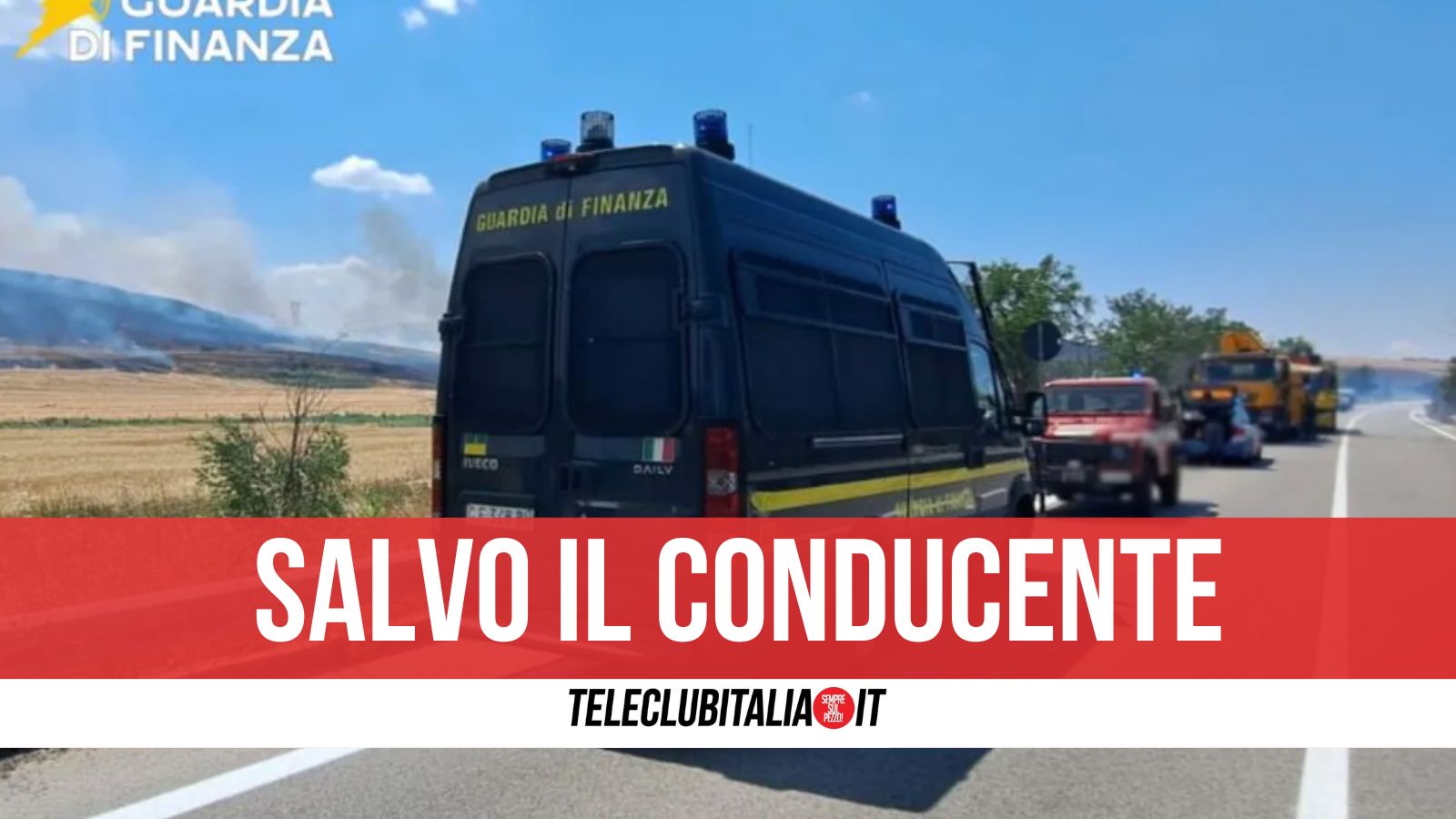 Intervento eroico dei “Baschi Verdi”: salvato autotrasportatore tra le fiamme sulla Bradanica Intervento eroico dei “Baschi Verdi”: salvato autotrasportatore tra le fiamme sulla Bradanica