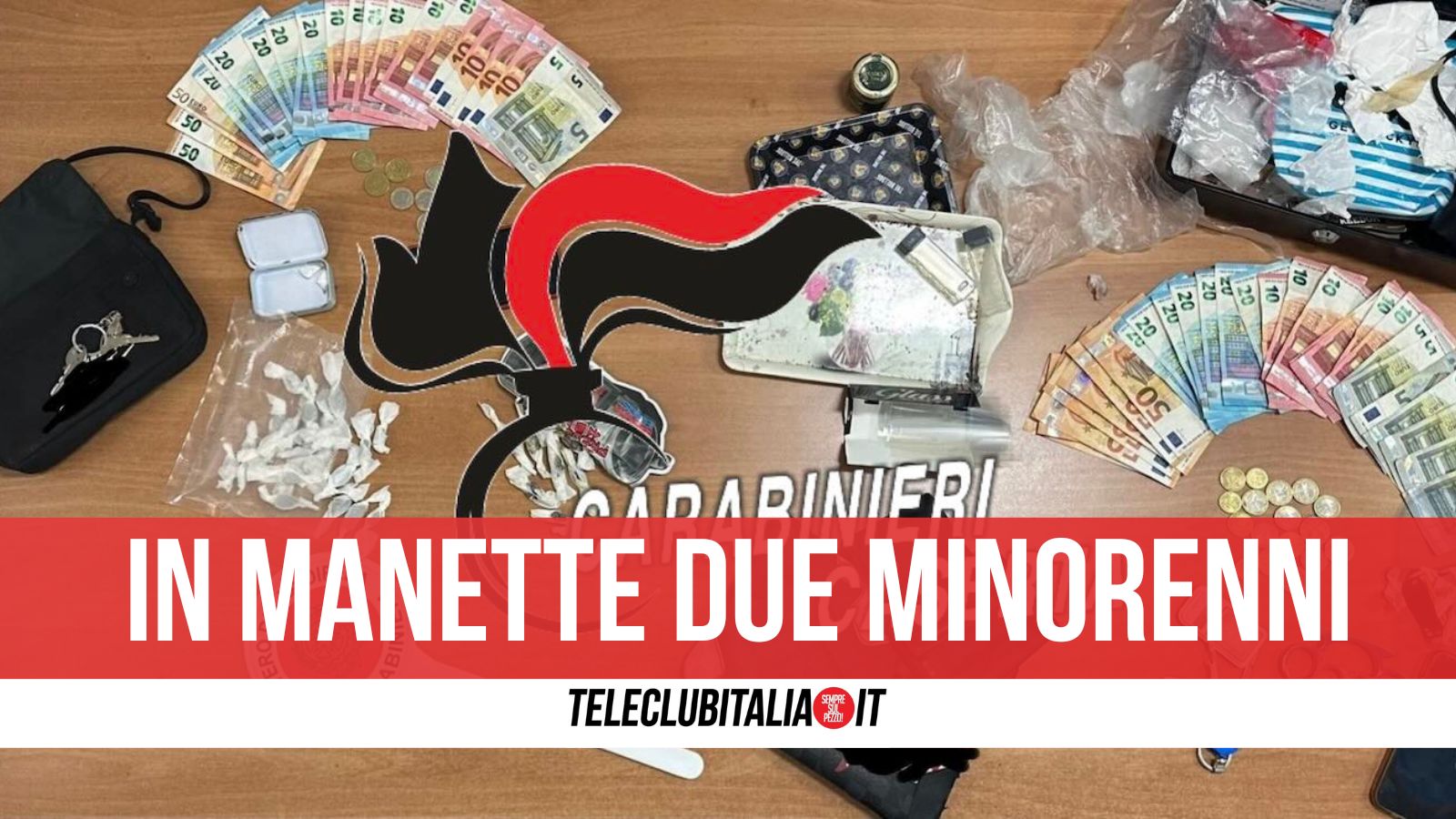 Casal di Principe, inseguimento nella notte: arrestati due 17enni con droga e contanti Casal di Principe, inseguimento nella notte: arrestati due 17enni con droga e contanti