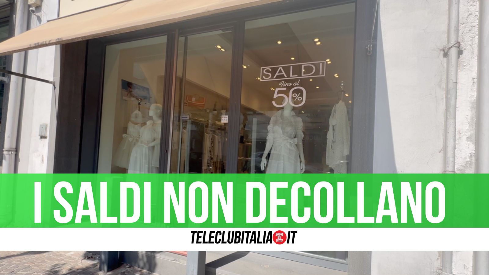 giugliano non decollano i saldi estivi