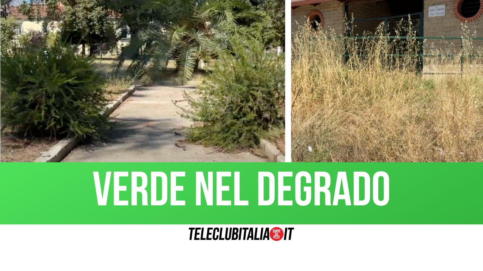 aversa parco pozzi tra incuria e abbandono gli altri parchi restano off limits