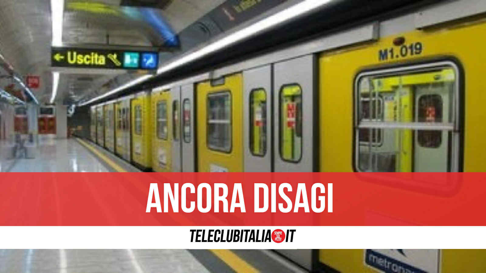 Napoli, guasto alla Linea 1: stop alla metro per più di un’ora
