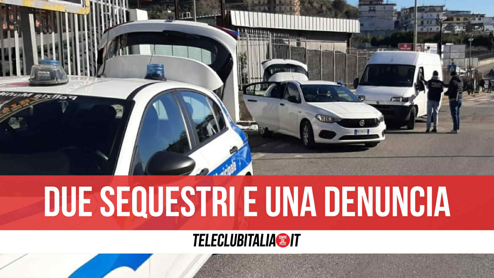 Napoli, abbandono illecito di rifiuti: scatta sequestro di due furgoni Napoli, abbandono illecito di rifiuti: scatta sequestro di due furgoni