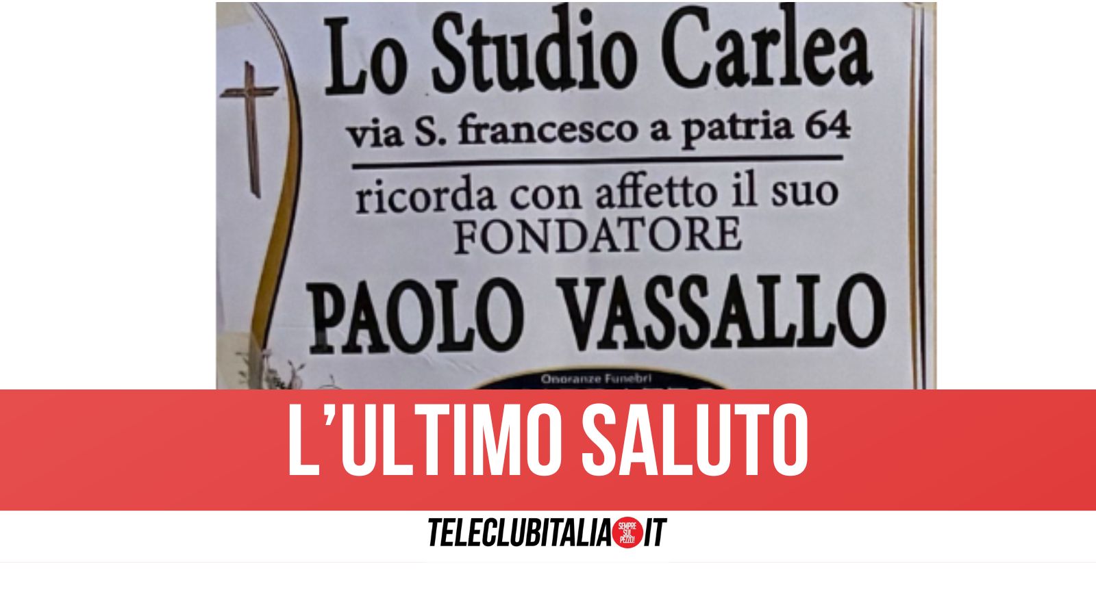 Giugliano. Addio a Paolo Vassallo: ex vigile urbano e ufficiale sanitario, aveva 85 anni