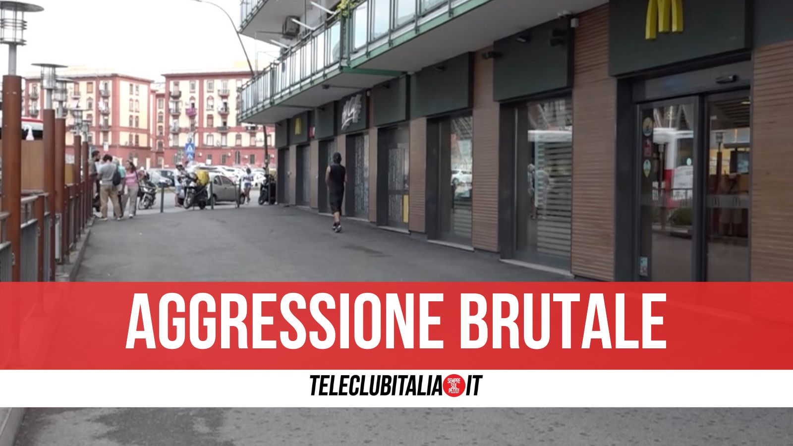 fuorigrotta 47enne aggredito fuori dal mcdonald8217s da baby gang sotto gli occhi della famiglia