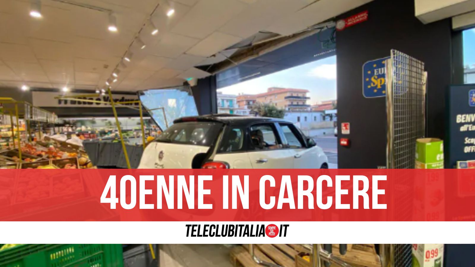 napoli sfonda negozi con auto rubate mentre 232 ai domiciliari arrestato rapinatore seriale