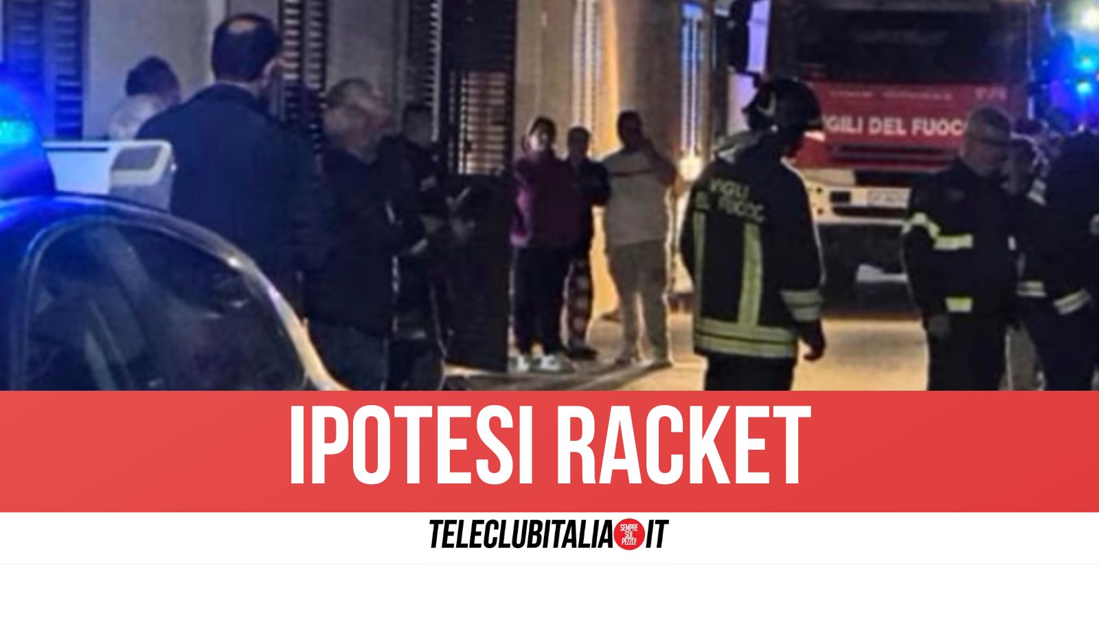 casoria notte di paura bomba carta davanti a una pizzeria e incendio a una barberia