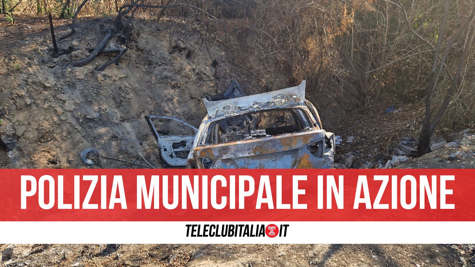 Qualiano, controlli a Ferragosto: rimosse auto bruciate e sequestri per abusi edilizi