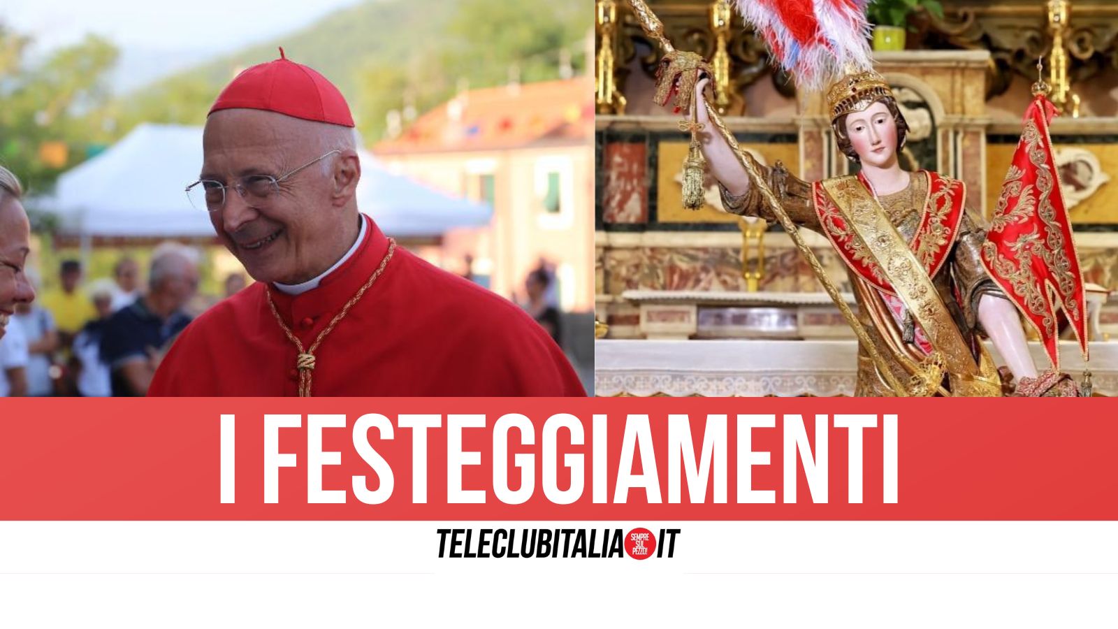 San Giorgio Martire a Ducenta, la celebrazione con il Cardinale Bagnasco in diretta televisiva