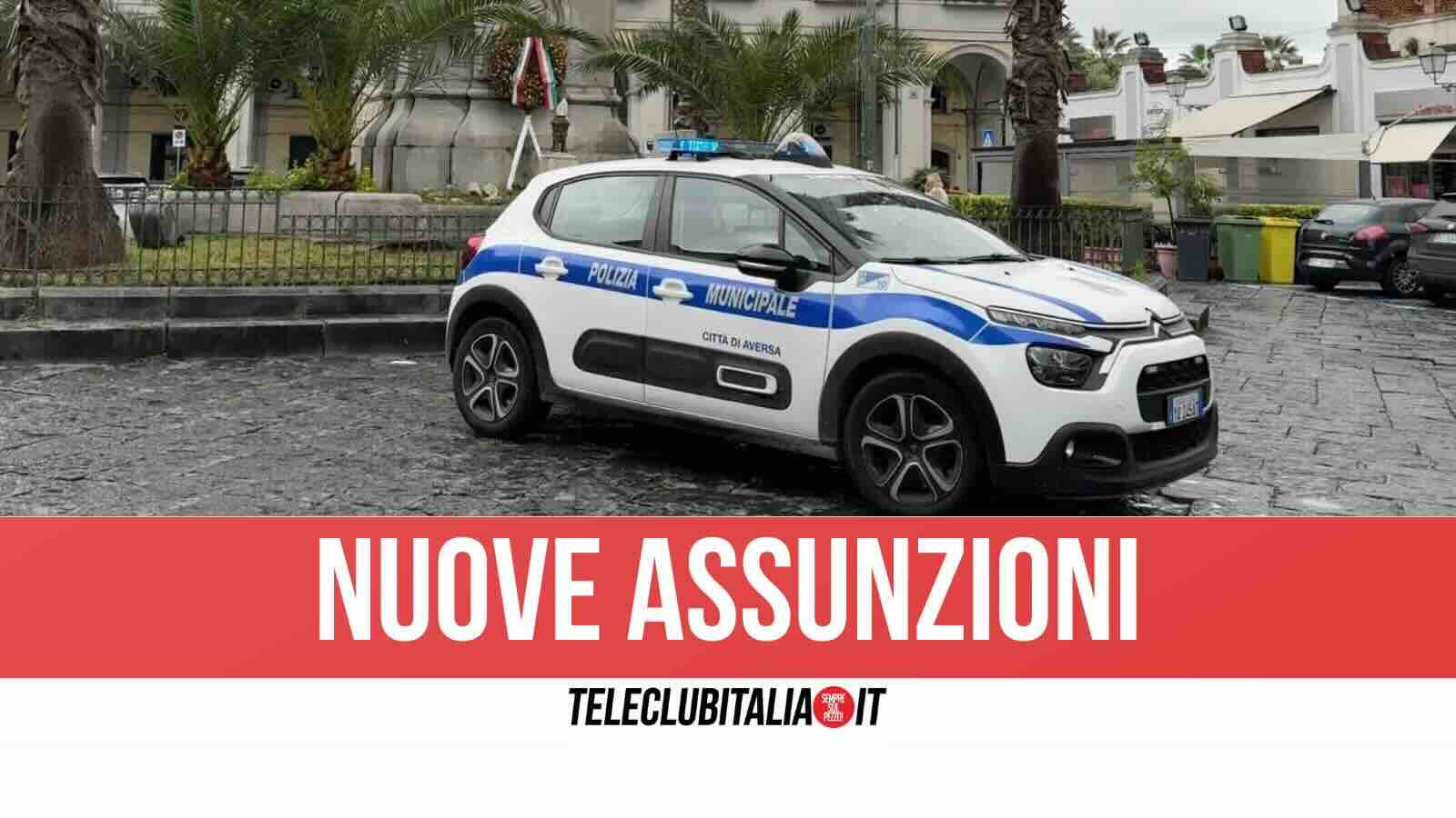 aversa nuove assunzioni nella polizia locale contro roghi e rifiuti abbandonati in arrivo bando