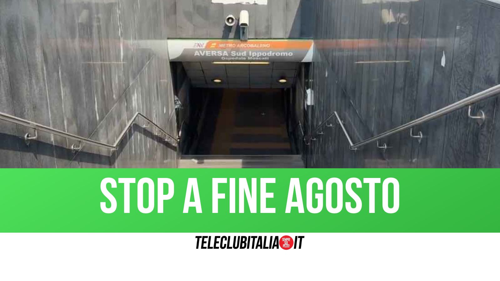 nuovo stop alla linea arcobaleno piscinola 8211 aversa centro tratta ferma per una settimana