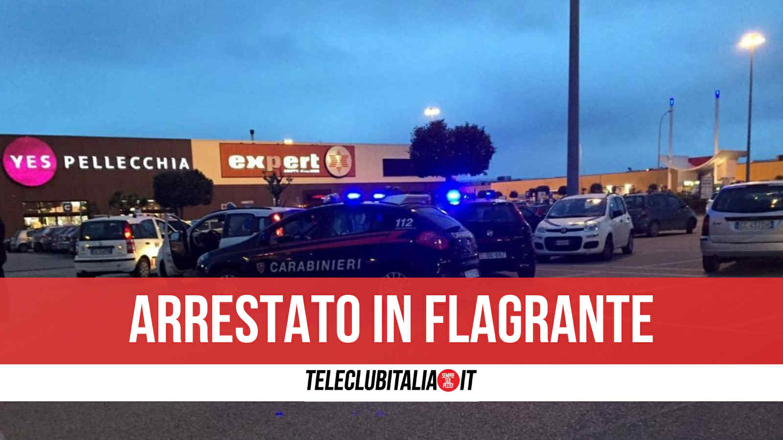 giugliano sorpreso a rubare profumo e scarpe al centro grande sud arrestato 51enne