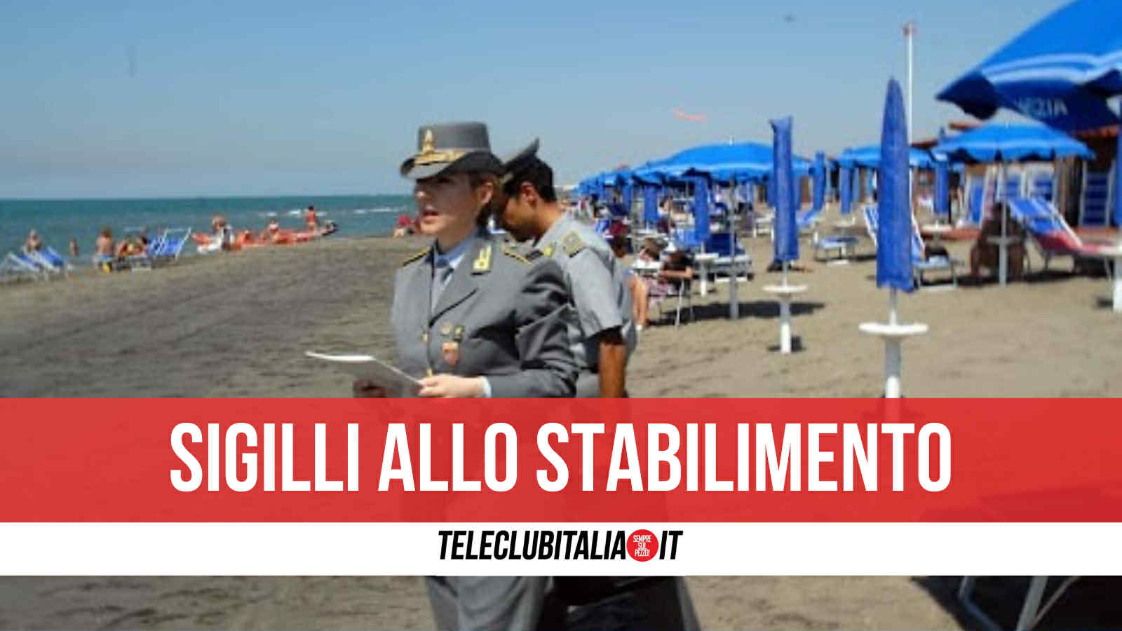 castel volturno sequestrato noto lido balneare legato a un boss di camorra