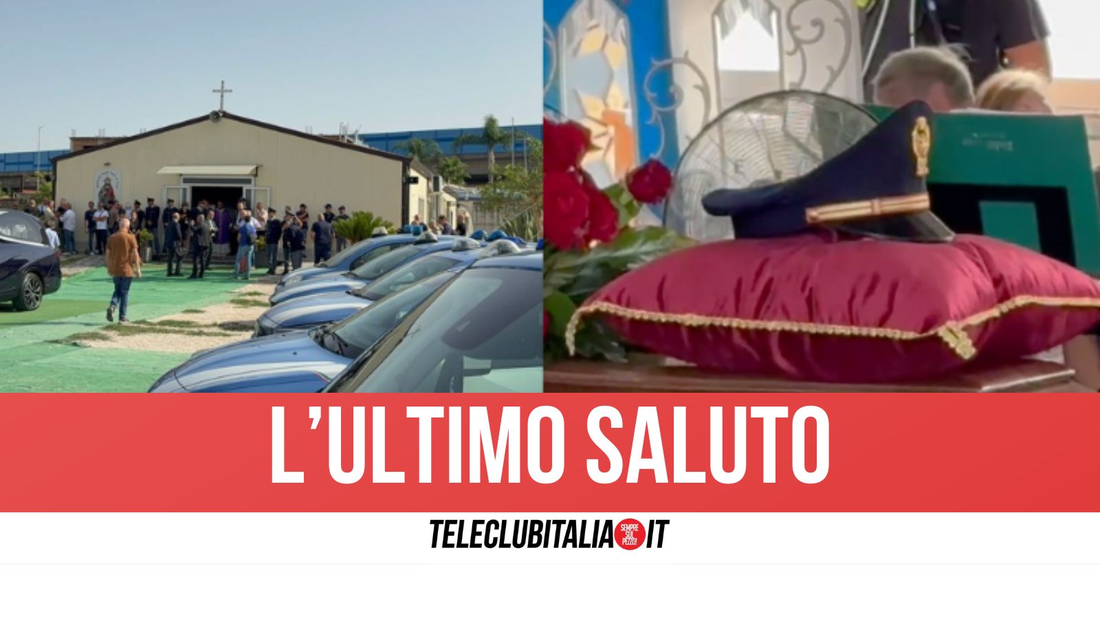 funerali di ciro luongo a giugliano omaggio dello stato al vice ispettore ucciso