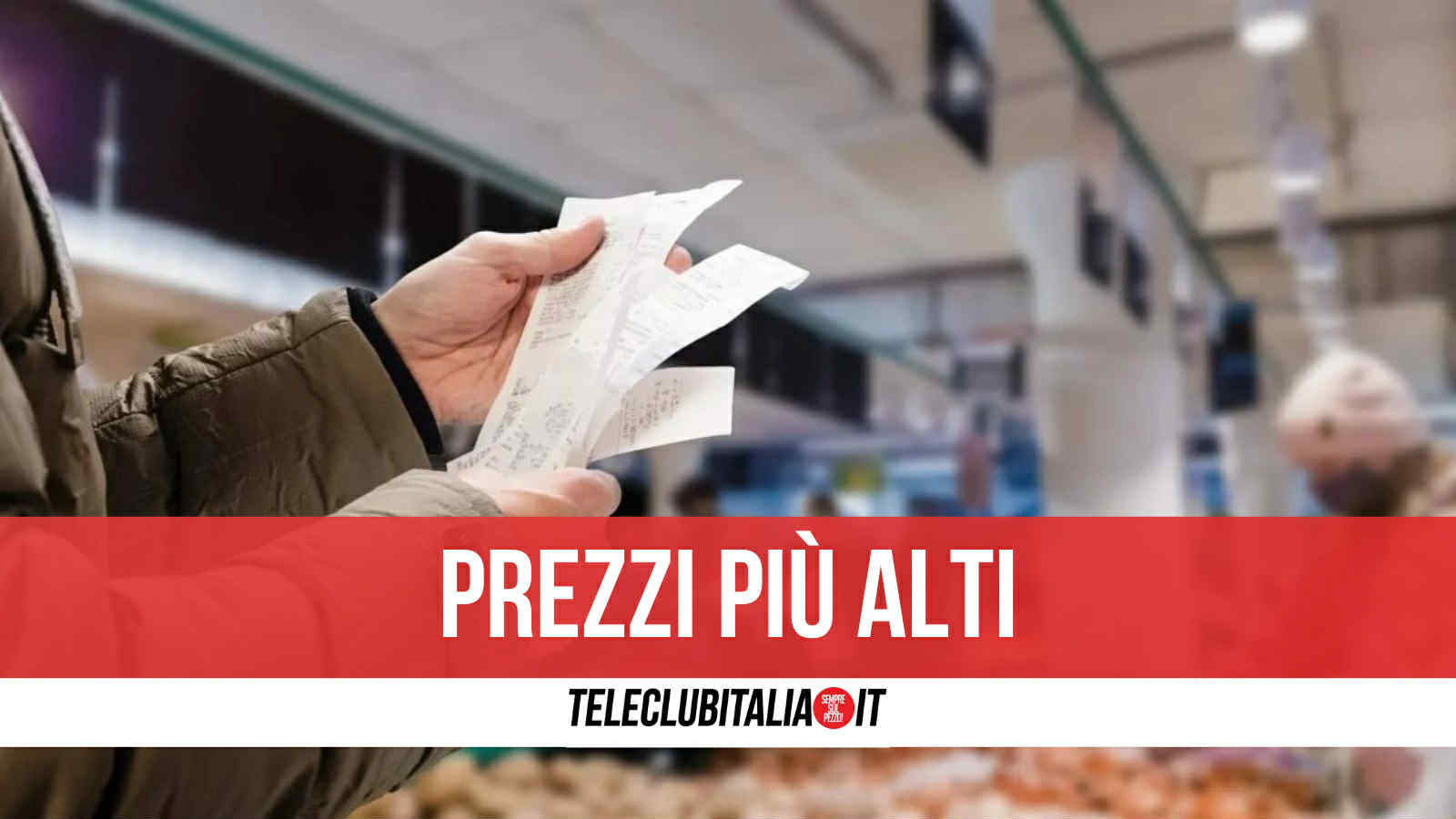 A Napoli inflazione più alta che nel resto d’Italia: a luglio aumento dei prezzi dello 0,5%