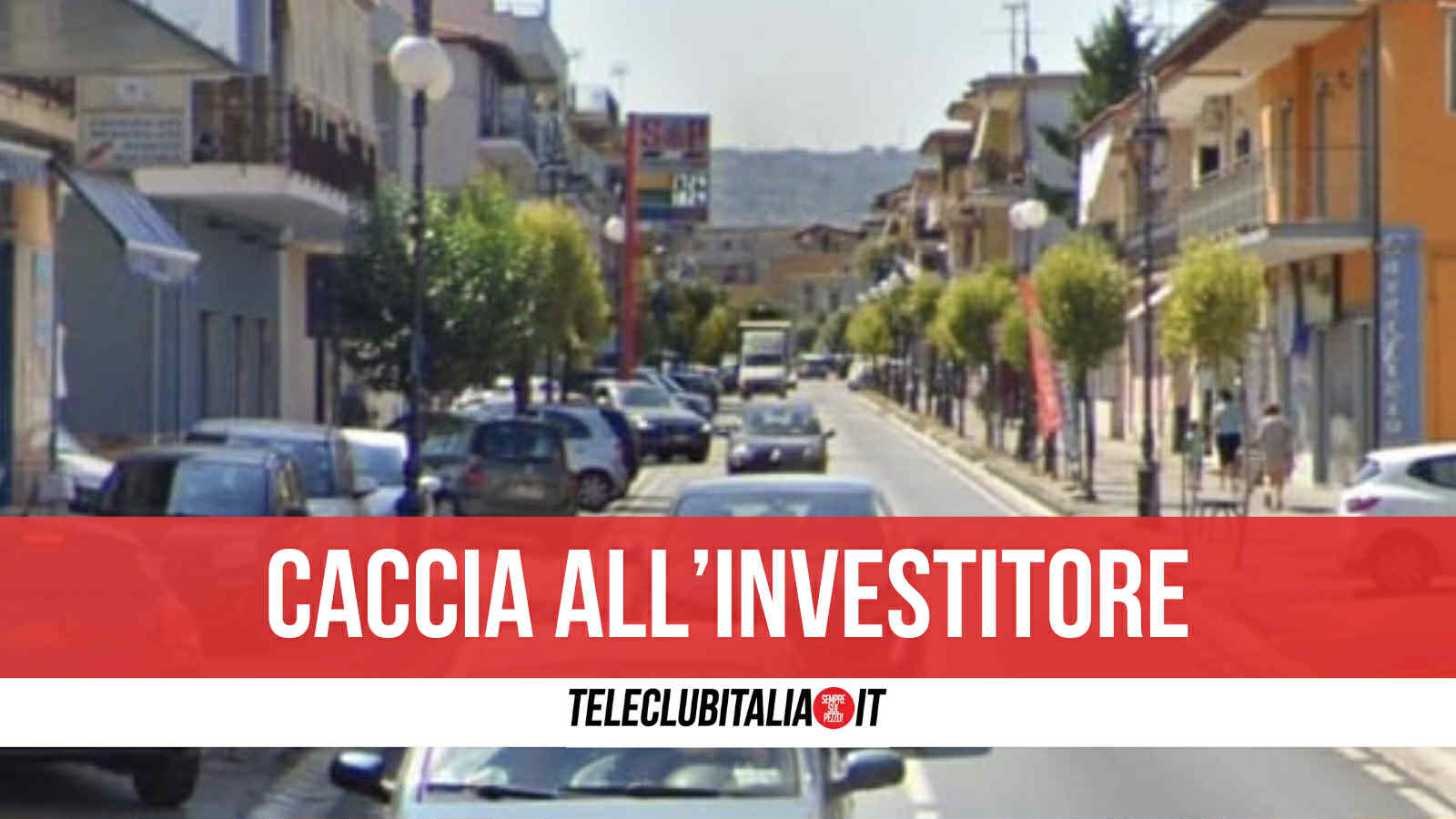 qualiano pirata della strada investe 19enne in scooter caccia alla yaris blu