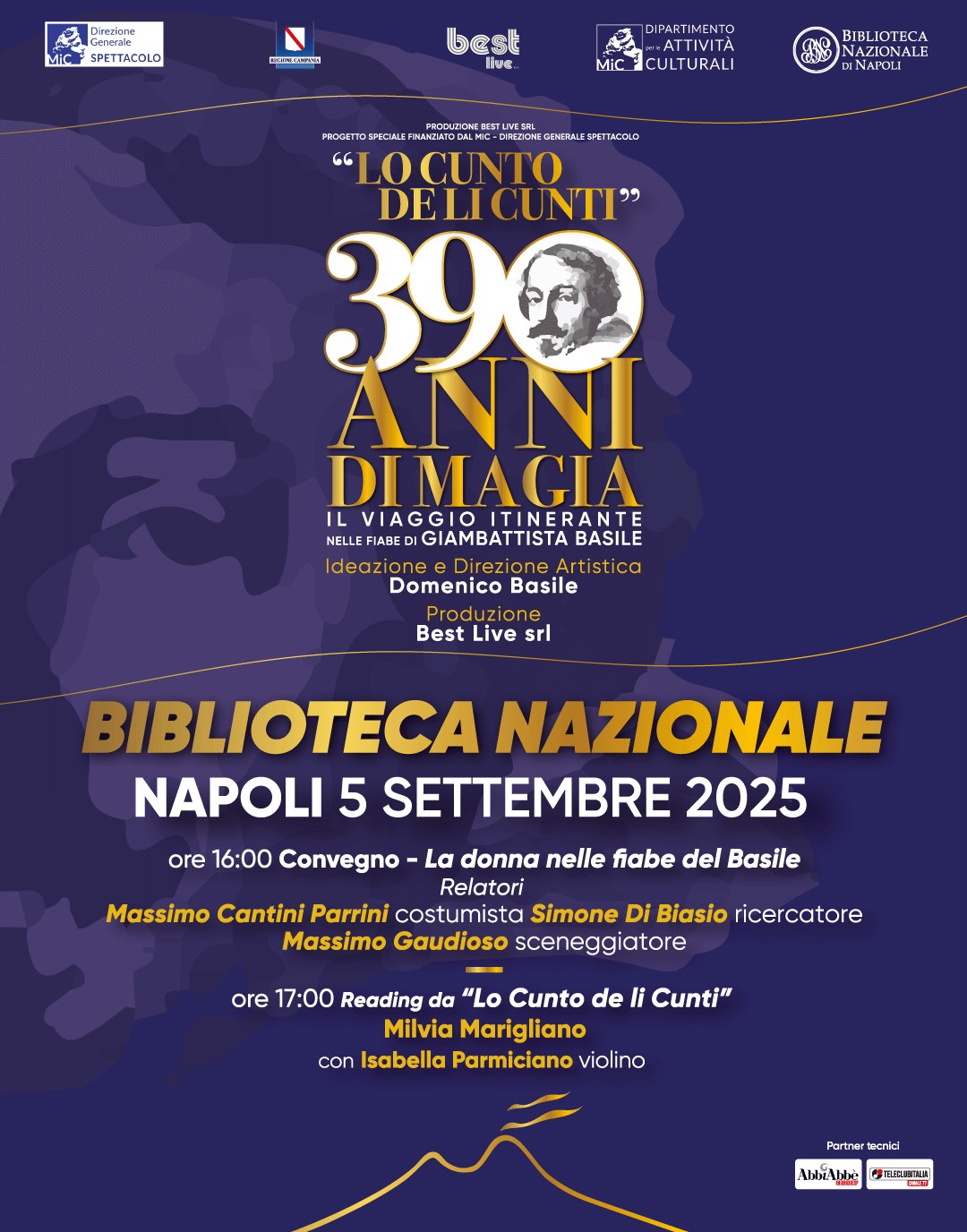 “Lo Cunto de li Cunti - 390 Anni di Magia”: il viaggio itinerante nelle fiabe di Giambattista Basile
