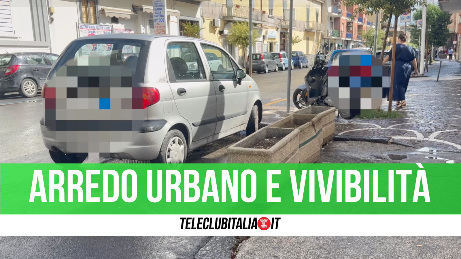 Giugliano, l’arredo urbano che ostacola la qualità della vita