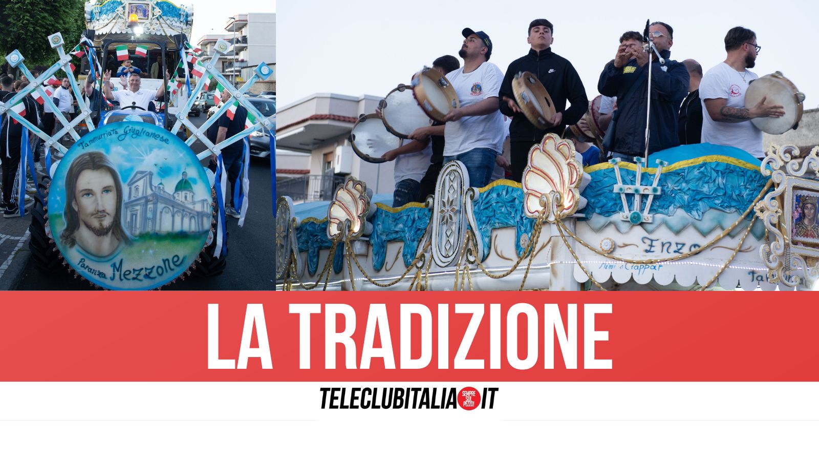 La Tammurriata Giuglianese a Montevergine per i festeggiamenti di Mamma Schiavona La Tammurriata Giuglianese a Montevergine per i festeggiamenti di Mamma Schiavona