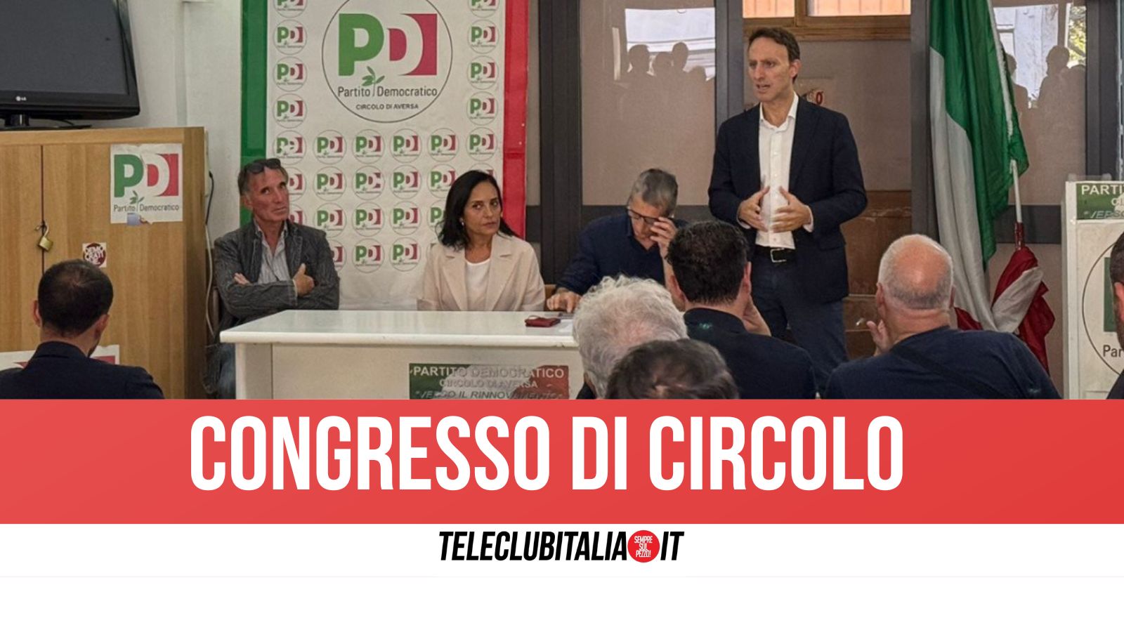 pd aversa congresso cittadino angelino nuovo segretario caterino presidente