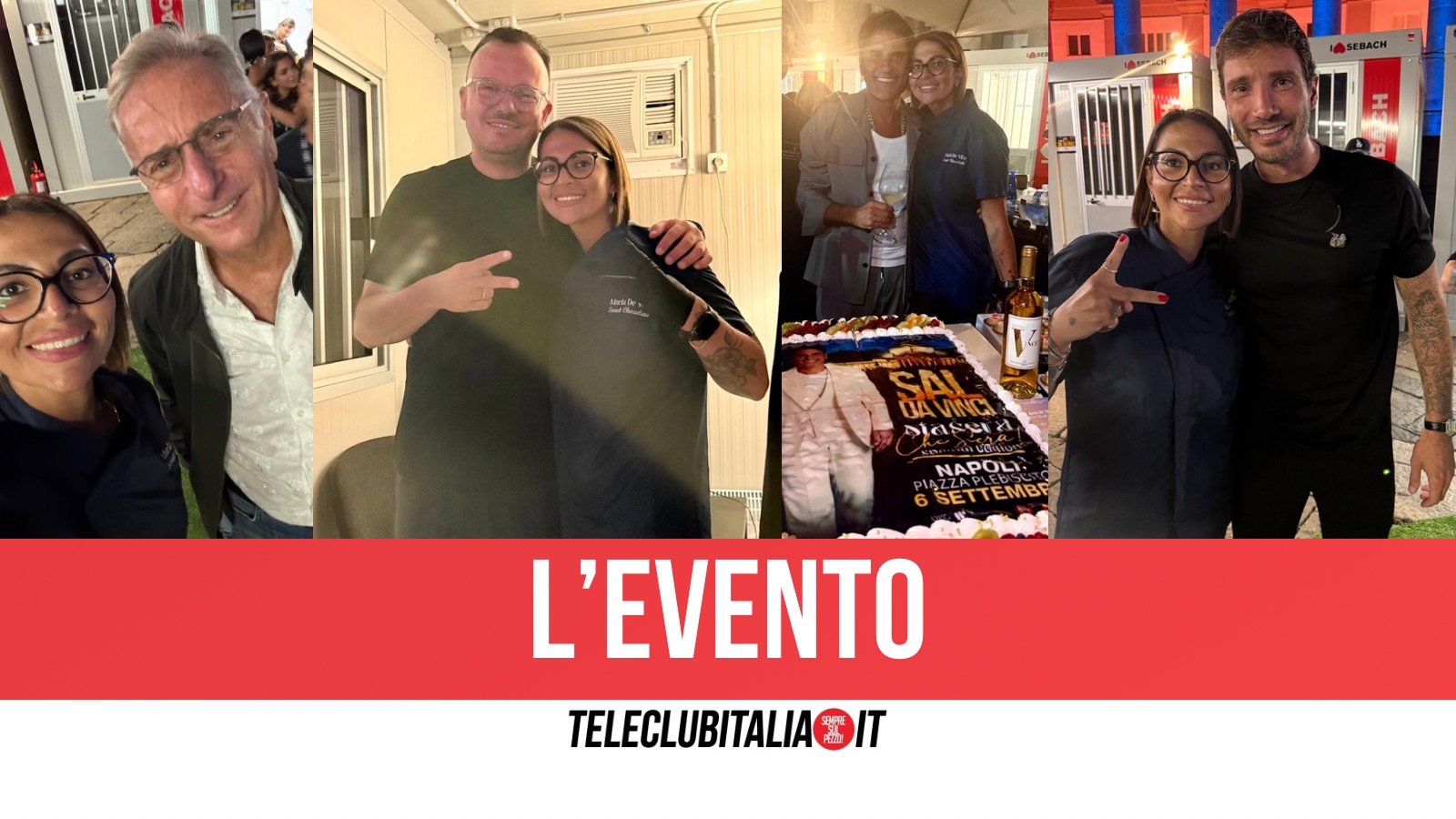 Napoli, la pastry chef Maria De Vito tra le protagoniste del back stage del concerto di Sal Da Vinci