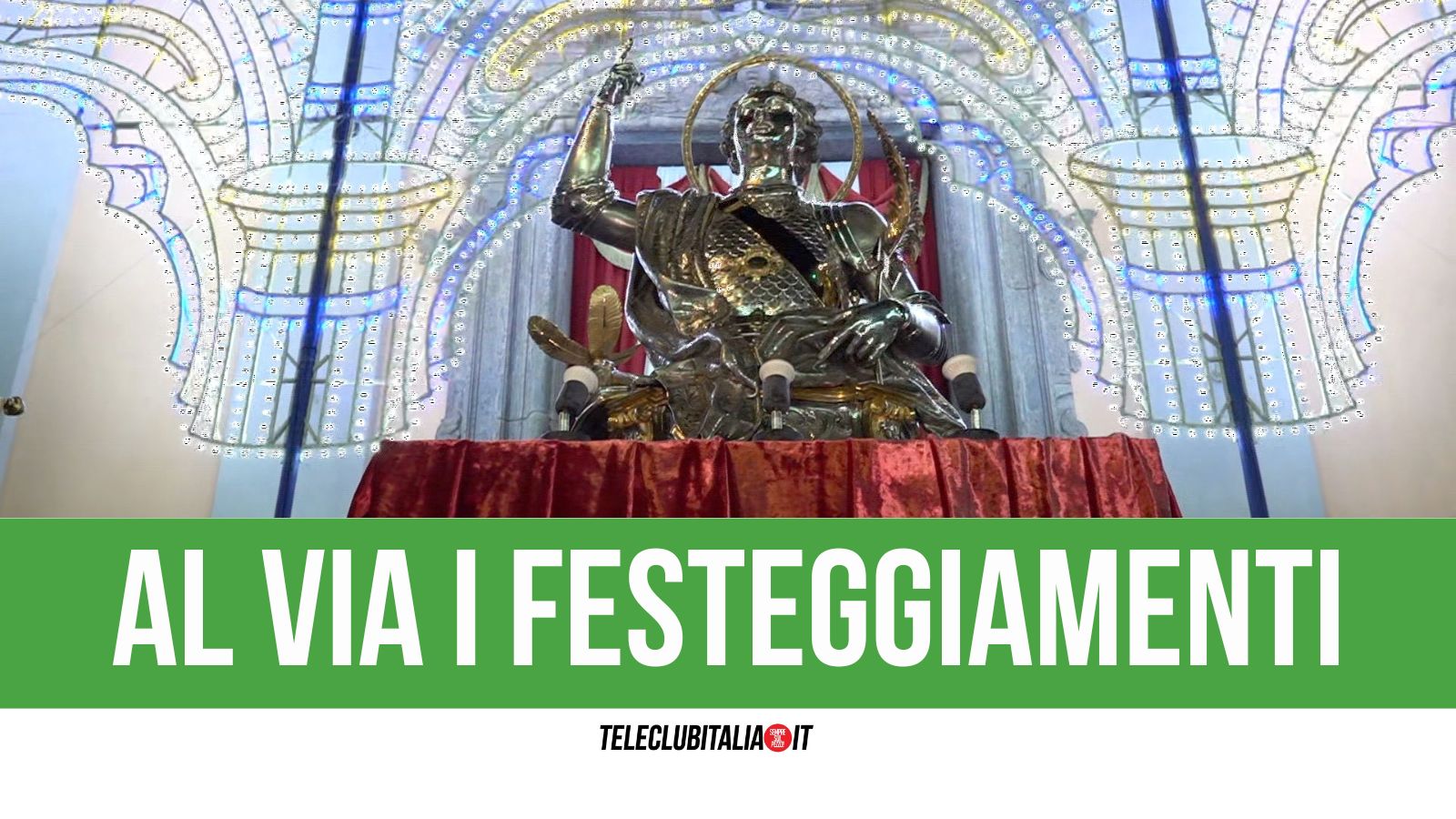 san giuliano martire l8217intronizzazione del santo patrono di giugliano in diretta televisiva