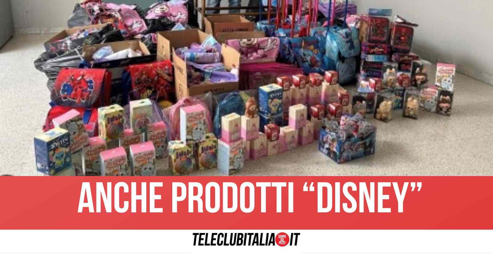 Avellino, maxi sequestro di prodotti contraffatti: trovati anche i “Labubu” falsi
