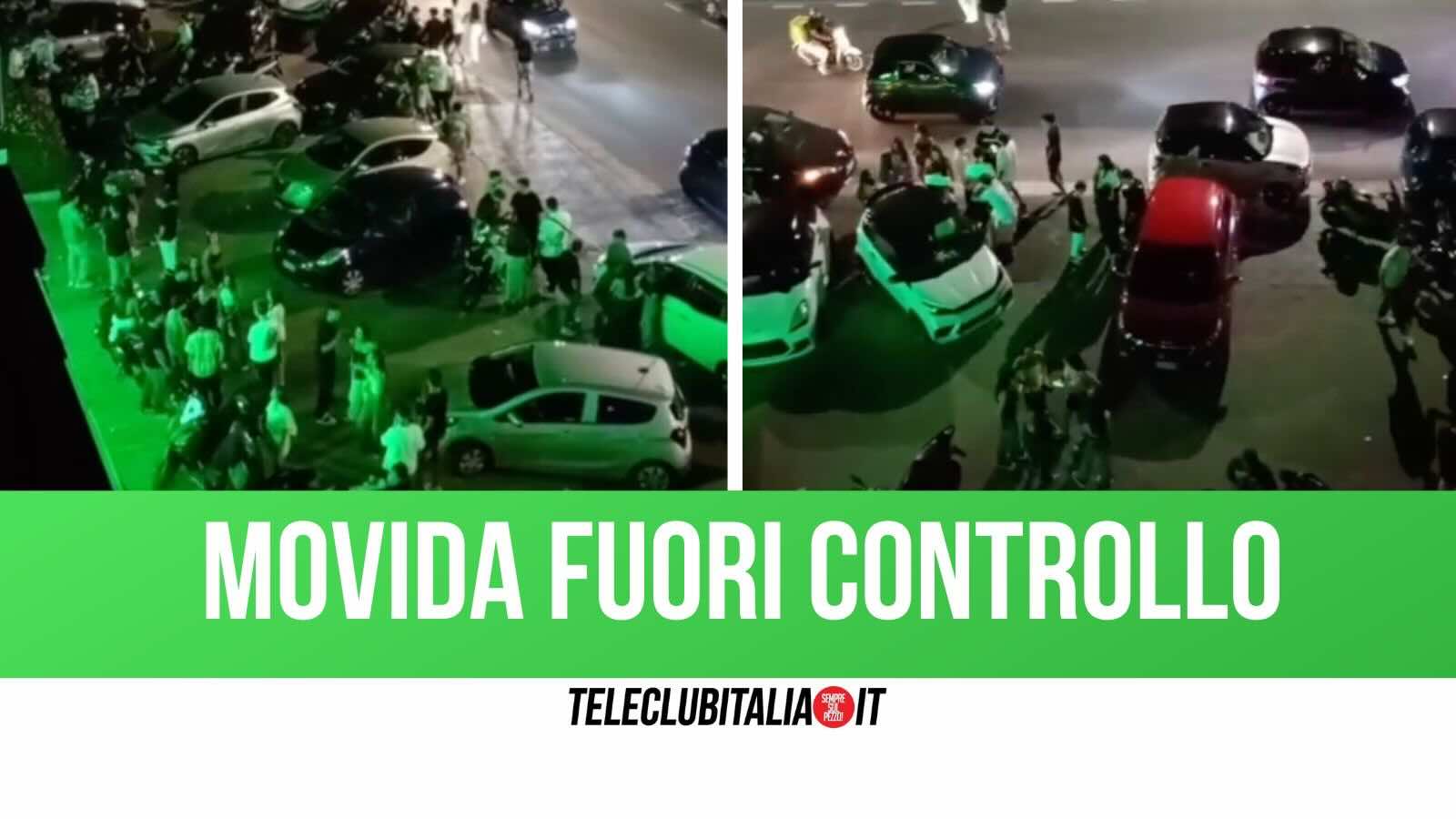 Movida ad Aversa, schiamazzi e violenza tra giovanissimi in via D’Acquisto: “Più controlli qui”