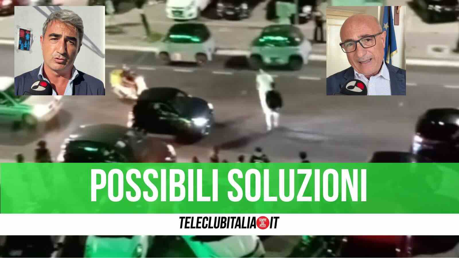 Movida fuori controllo in via d’aquisto, gli interventi per arginare il problema