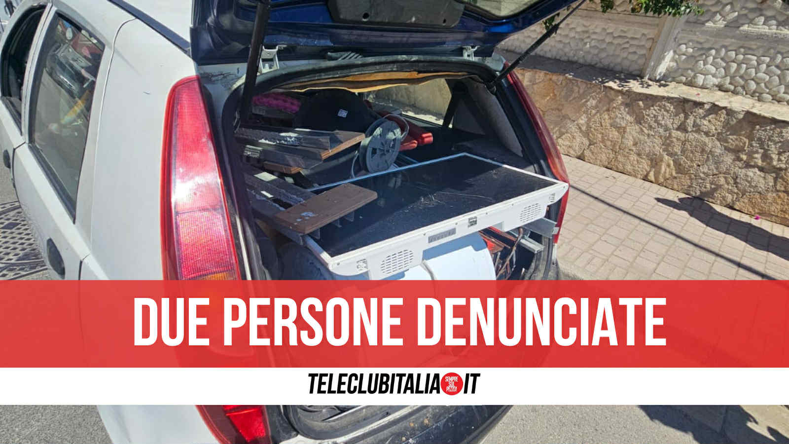 giugliano fermato 39enne con auto carica di rifiuti denunciato anche titolare di opificio in zona asi