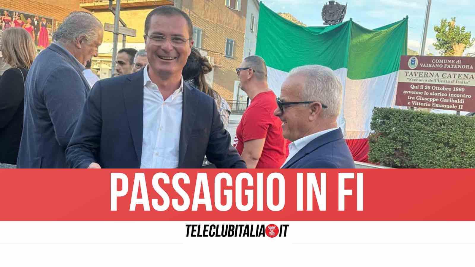 Regionali, Zannini lascia De Luca e ufficializza il suo ingresso in Forza Italia