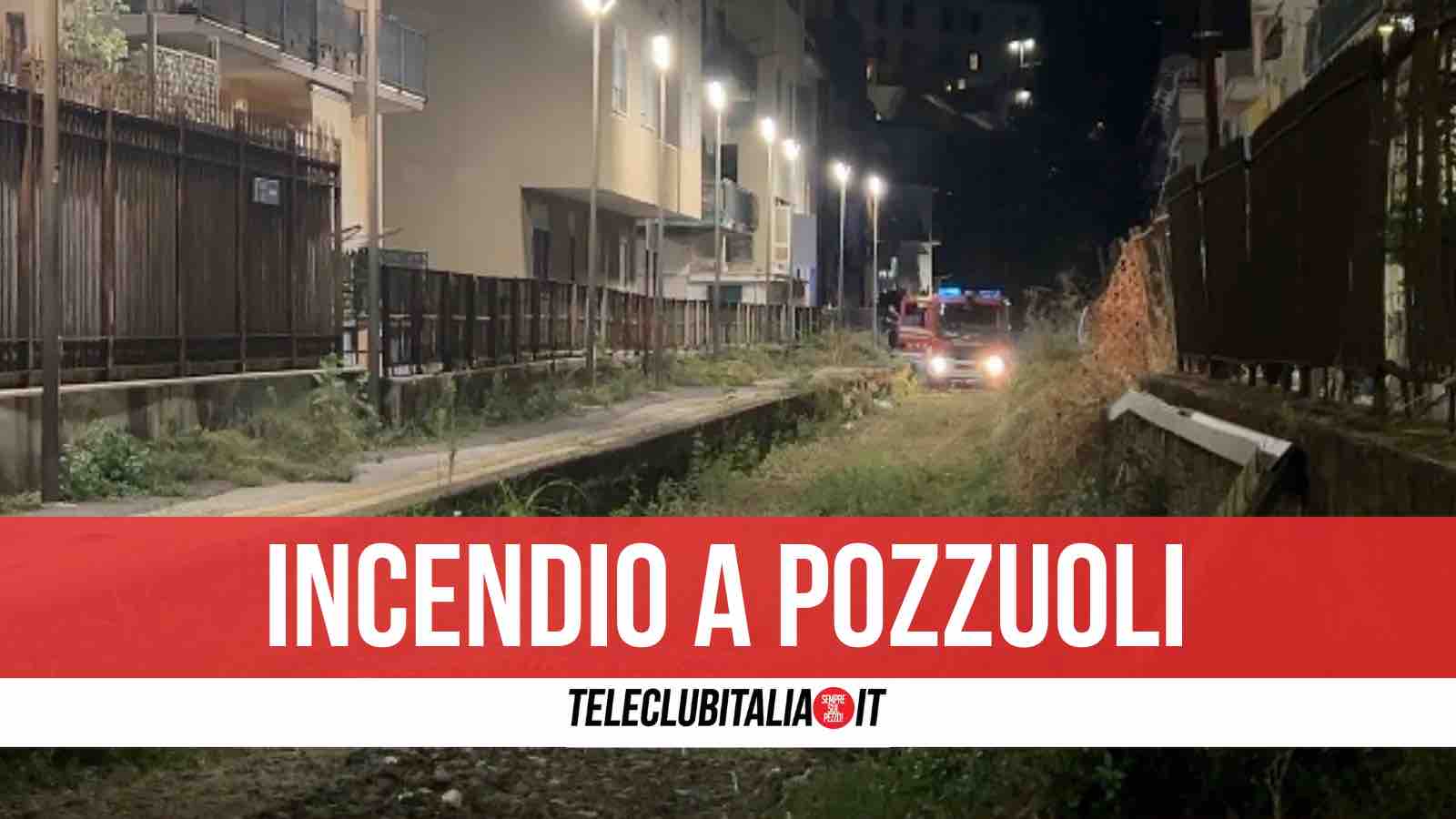 Pozzuoli, appartamento in fiamme nei pressi di via Napoli. Evacuate 5 famiglie