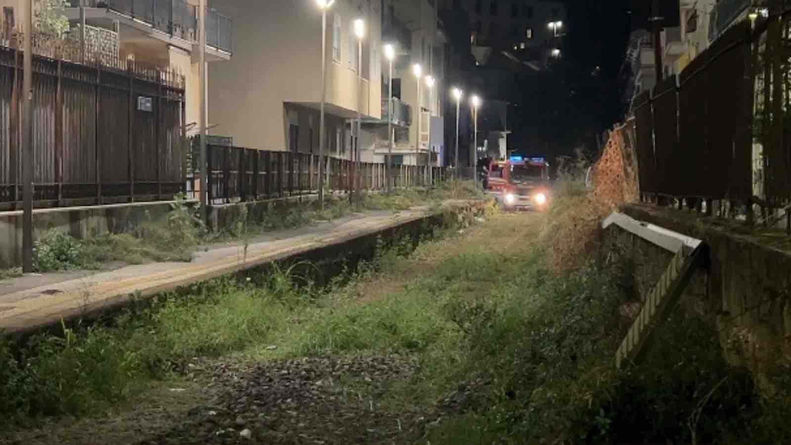 Incendio a via Napoli